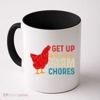 Get Up Its Time To Do Farm Chores Coffee Mug thumb 0