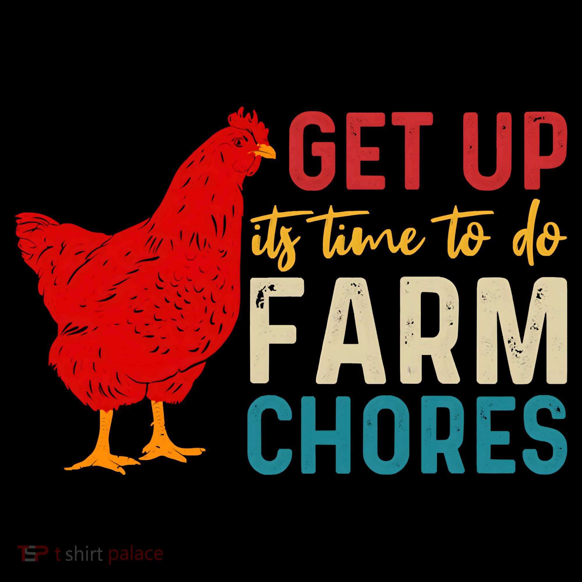 Get Up Its Time To Do Farm Chores Mousepad