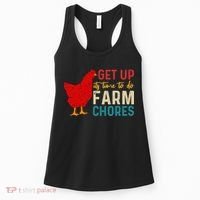Get Up Its Time To Do Farm Chores Women's Tank Top thumb 0