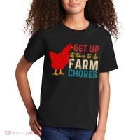 Get Up Its Time To Do Farm Chores Kids T-Shirt thumb 2