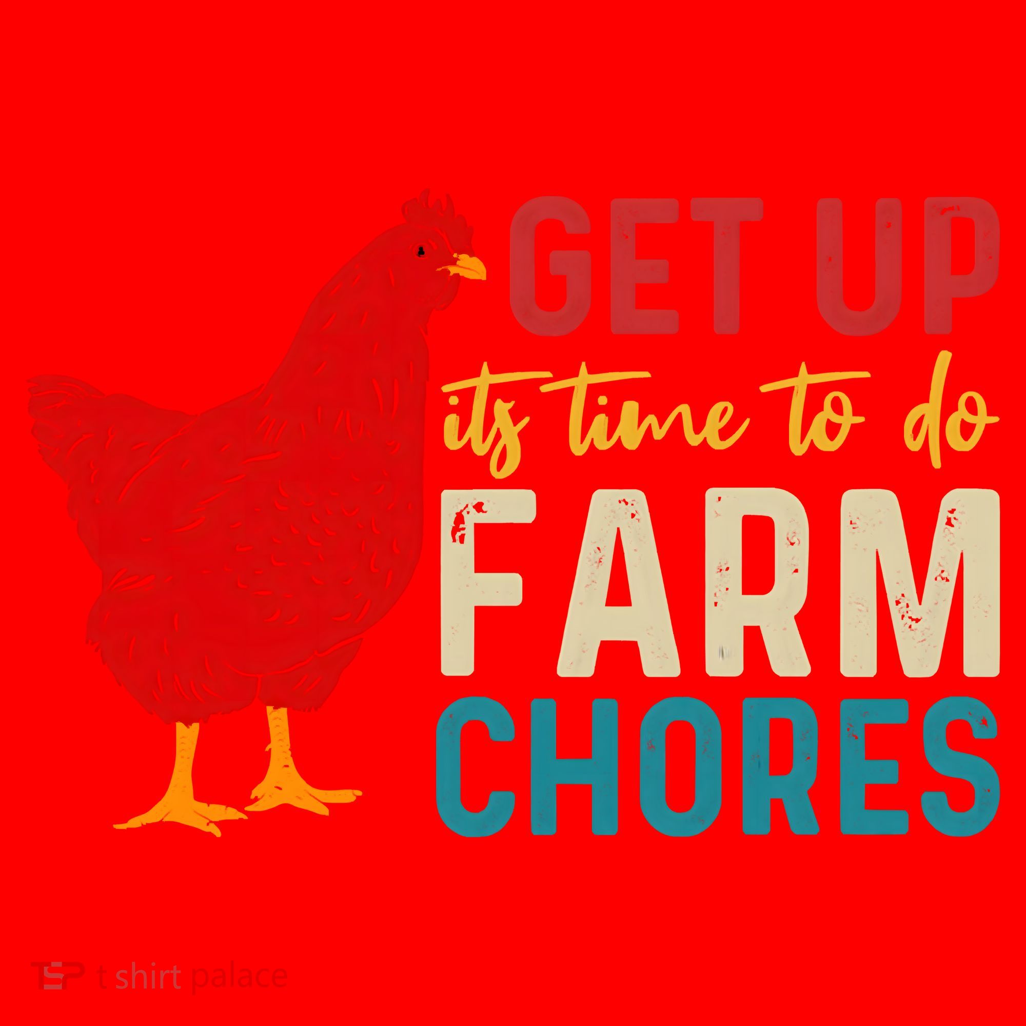 Get Up Its Time To Do Farm Chores Santa Hat