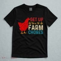 get up it's time to do farm chores T-Shirt thumb 5