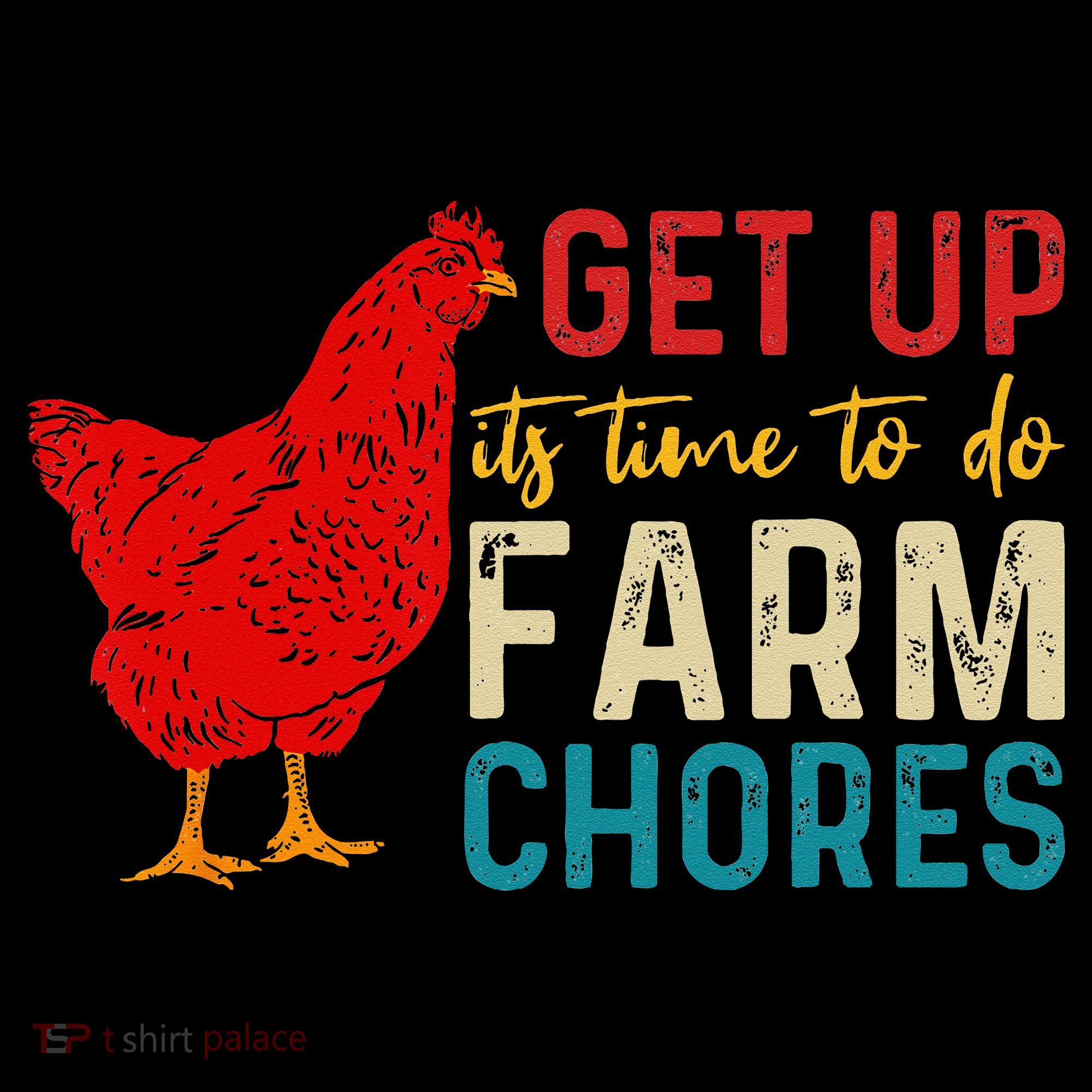 get up it's time to do farm chores Coaster