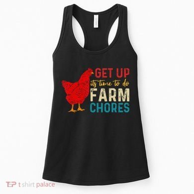 get up it's time to do farm chores Women's Tank Top