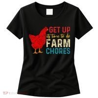 get up it's time to do farm chores Women's T-Shirt thumb 0