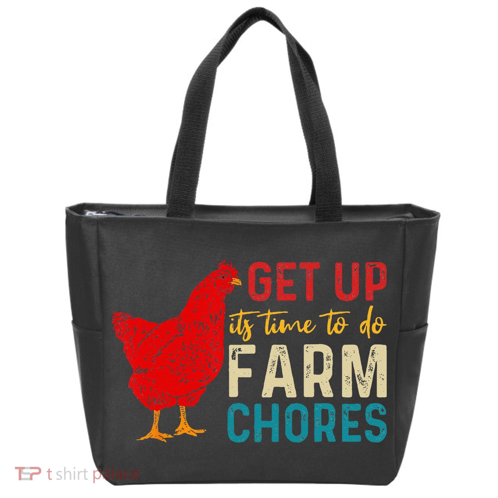 get up it's time to do farm chores Tote Bag