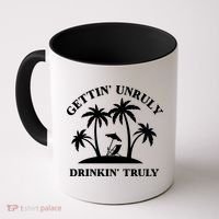 Gettin' Unruly In' Hard Seltzer Summer Beach Alcohol Gift Coffee Mug thumb 0