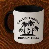 Gettin' Unruly In' Hard Seltzer Summer Beach Alcohol Gift Coffee Mug thumb 2