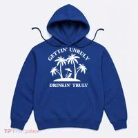 Gettin' Unruly In' Hard Seltzer Summer Beach Alcohol Gift Hoodie thumb 0