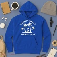 Gettin' Unruly In' Hard Seltzer Summer Beach Alcohol Gift Hoodie thumb 3