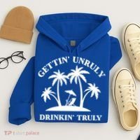 Gettin' Unruly In' Hard Seltzer Summer Beach Alcohol Gift Hoodie thumb 4
