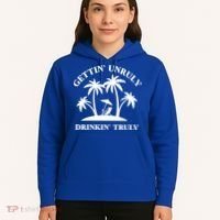 Gettin' Unruly In' Hard Seltzer Summer Beach Alcohol Gift Hoodie thumb 5