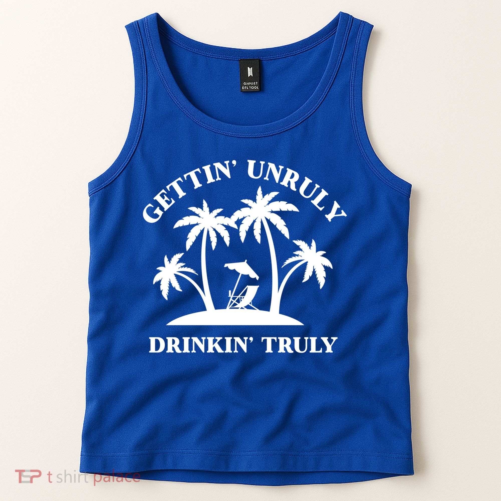 Gettin' Unruly In' Hard Seltzer Summer Beach Alcohol Gift Tank Top