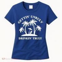 Gettin' Unruly In' Hard Seltzer Summer Beach Alcohol Gift Women's T-Shirt thumb 0