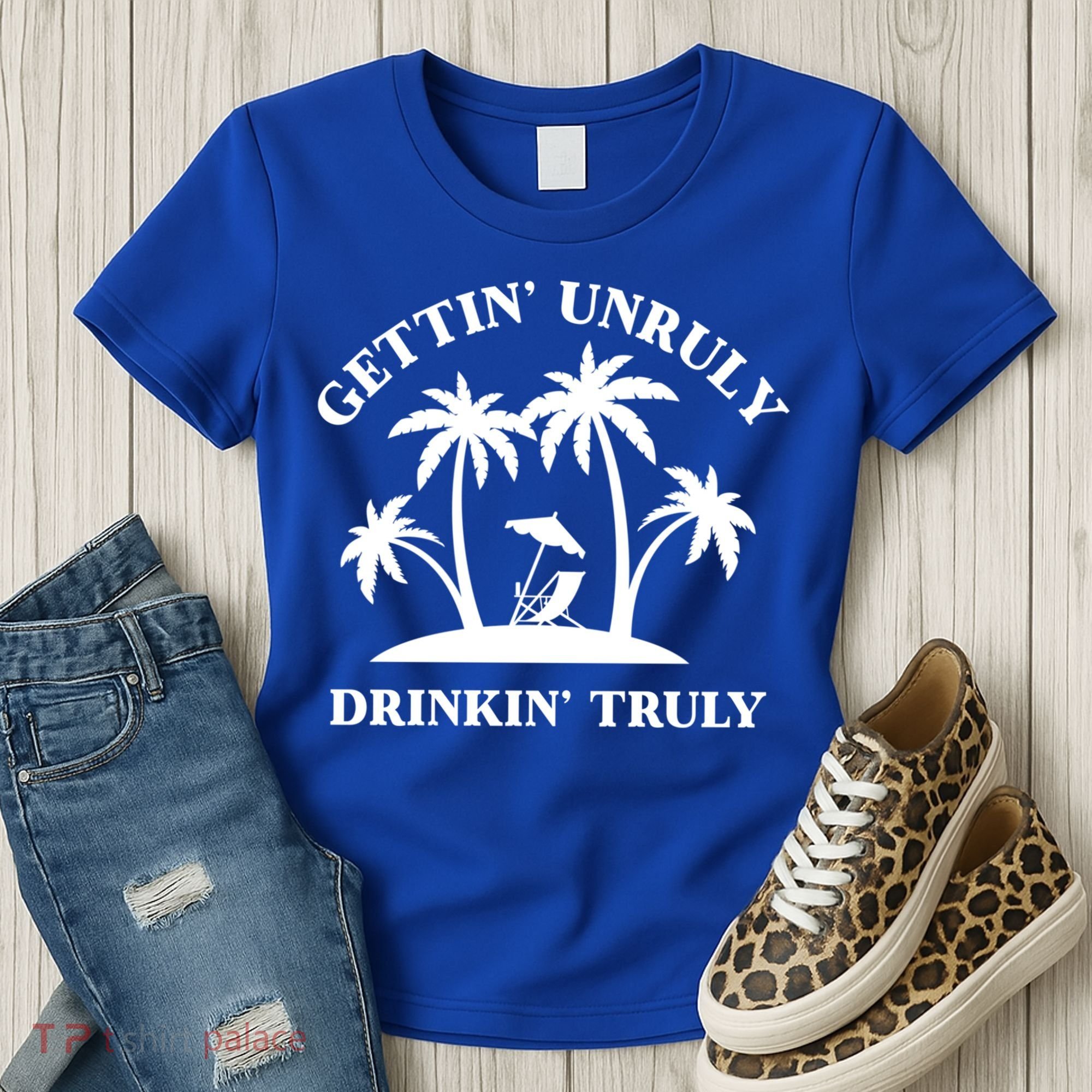 Gettin' Unruly In' Hard Seltzer Summer Beach Alcohol Gift Women's T-Shirt