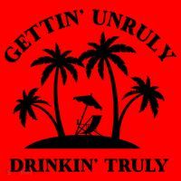 Gettin' Unruly In' Hard Seltzer Summer Beach Alcohol Gift Santa Hat thumb 1