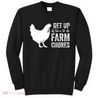 get up its time to do farm chores Sweatshirt thumb 0