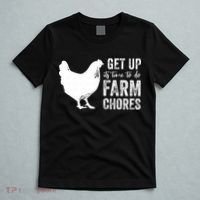get up its time to do farm chores T-Shirt thumb 5