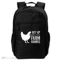 get up its time to do farm chores Backpack thumb 0