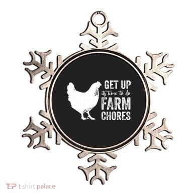 get up its time to do farm chores Ornament