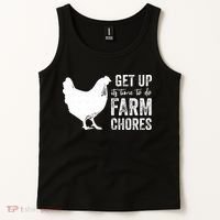 get up its time to do farm chores Tank Top thumb 2