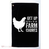 get up its time to do farm chores Golf Towel thumb 0