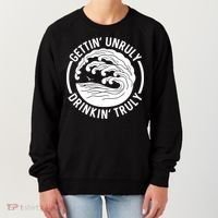 Gettin' Unruly In' Hard Seltzer Summer Beach Alcohol Gift Women's Sweatshirt thumb 0