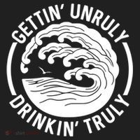 Gettin' Unruly In' Hard Seltzer Summer Beach Alcohol Gift Women's Sweatshirt thumb 2