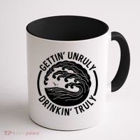 Gettin' Unruly In' Hard Seltzer Summer Beach Alcohol Gift Coffee Mug thumb 1