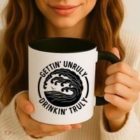 Gettin' Unruly In' Hard Seltzer Summer Beach Alcohol Gift Coffee Mug thumb 3
