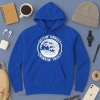 Gettin' Unruly In' Hard Seltzer Summer Beach Alcohol Gift Hoodie thumb 3