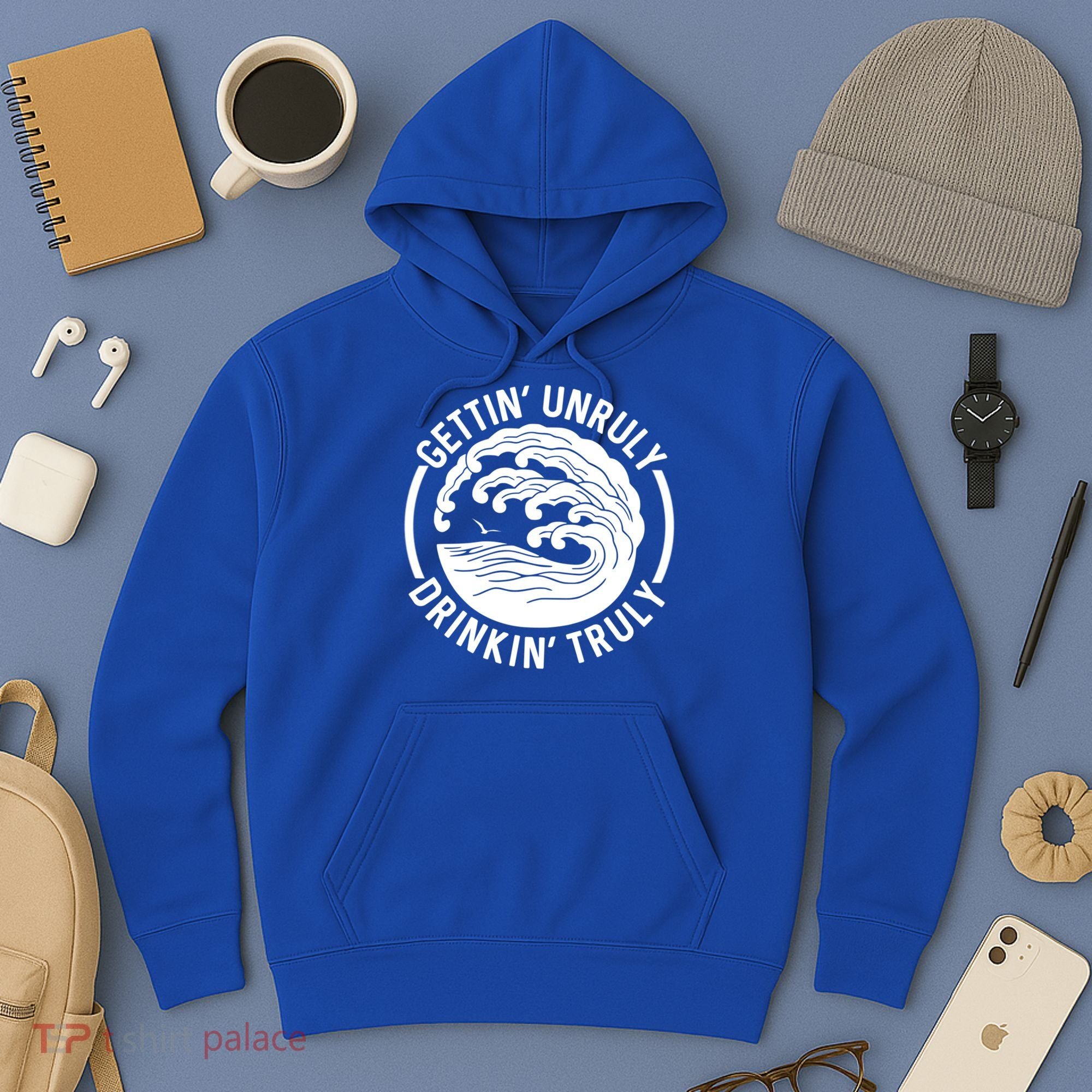Gettin' Unruly In' Hard Seltzer Summer Beach Alcohol Gift Hoodie