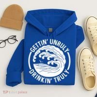 Gettin' Unruly In' Hard Seltzer Summer Beach Alcohol Gift Hoodie thumb 4