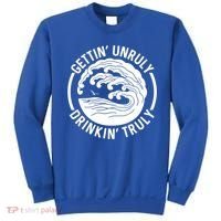 Gettin' Unruly In' Hard Seltzer Summer Beach Alcohol Gift Sweatshirt thumb 0
