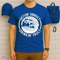 Gettin' Unruly In' Hard Seltzer Summer Beach Alcohol Gift T-Shirt thumb 6
