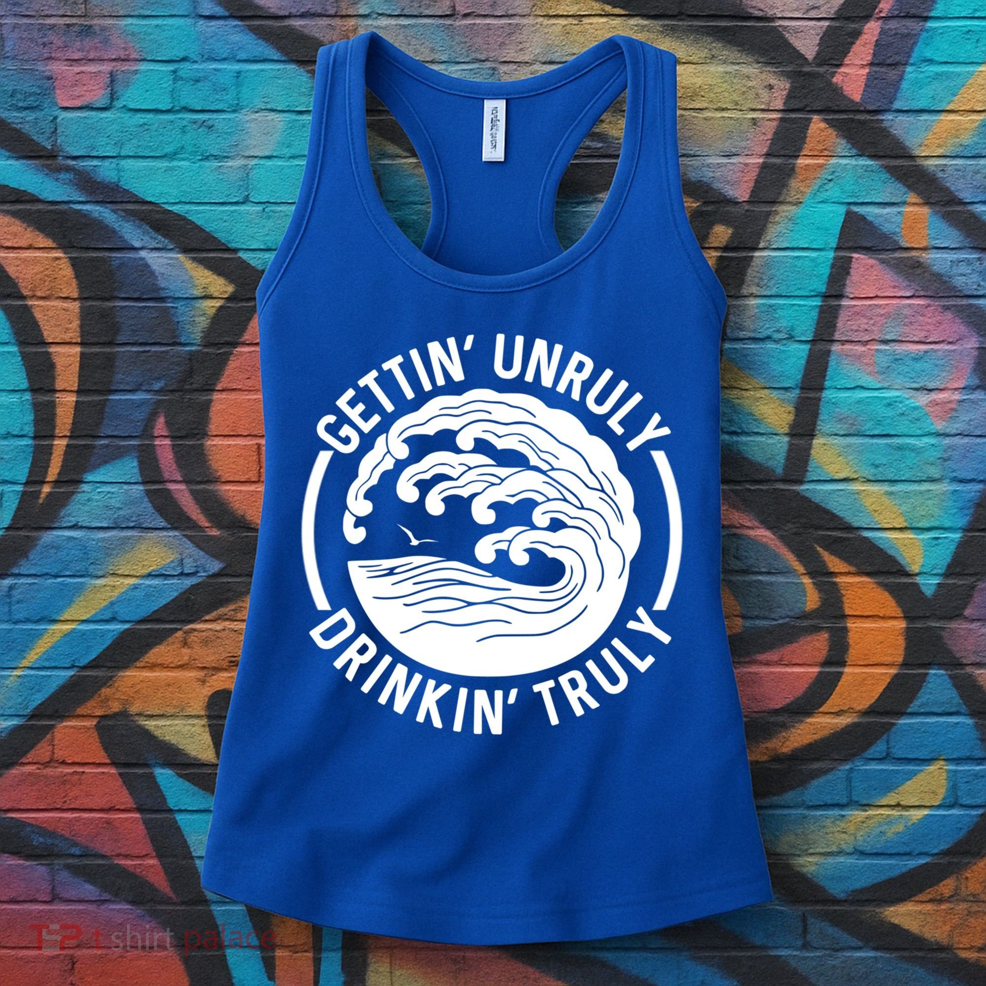 Gettin' Unruly In' Hard Seltzer Summer Beach Alcohol Gift Women's Tank Top