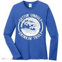 Gettin' Unruly In' Hard Seltzer Summer Beach Alcohol Gift Women's Long Sleeve Shirt thumb 0