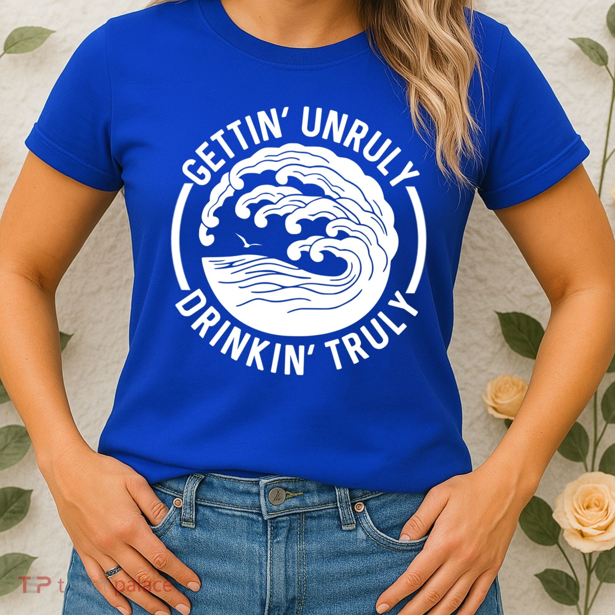 Gettin' Unruly In' Hard Seltzer Summer Beach Alcohol Gift Women's T-Shirt