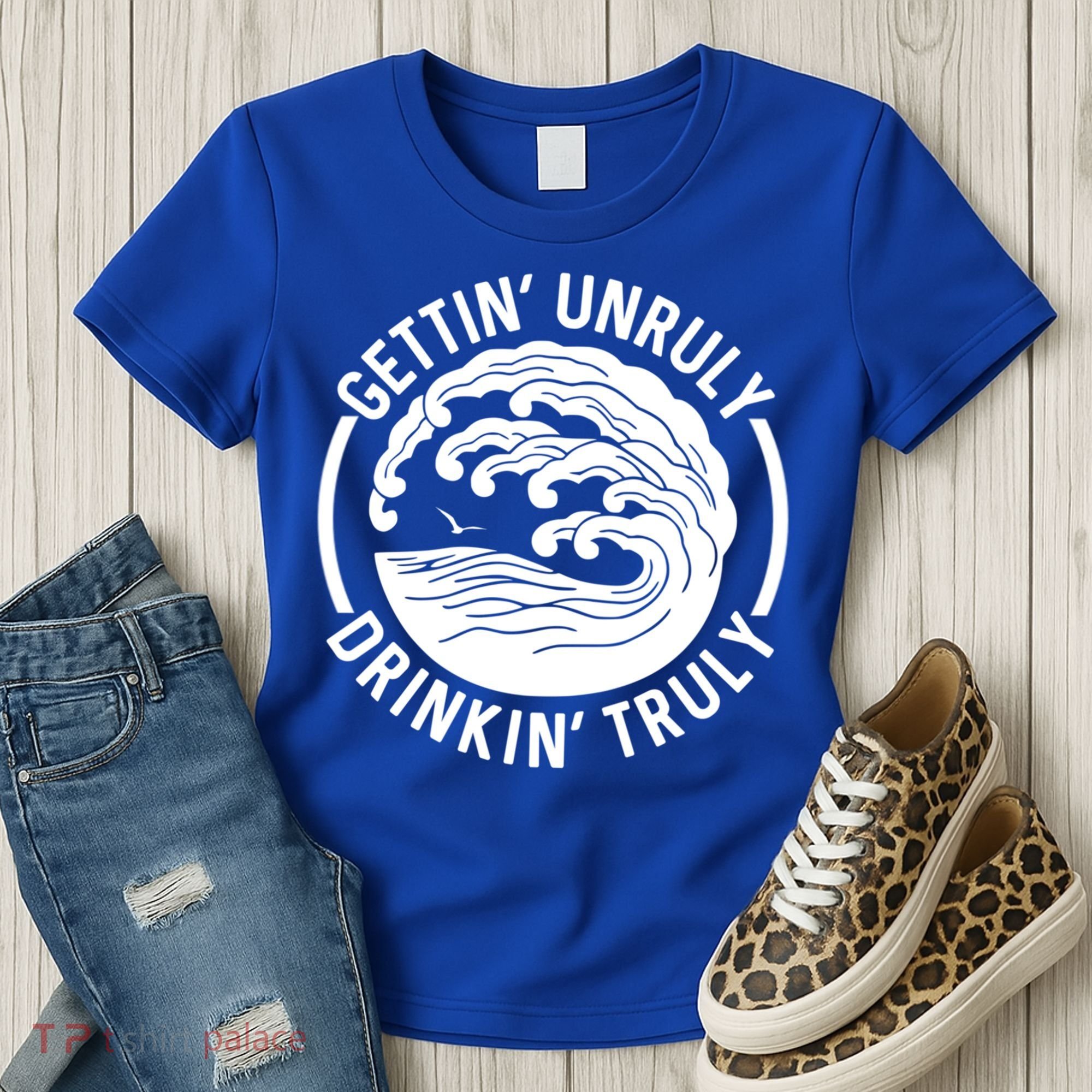 Gettin' Unruly In' Hard Seltzer Summer Beach Alcohol Gift Women's T-Shirt