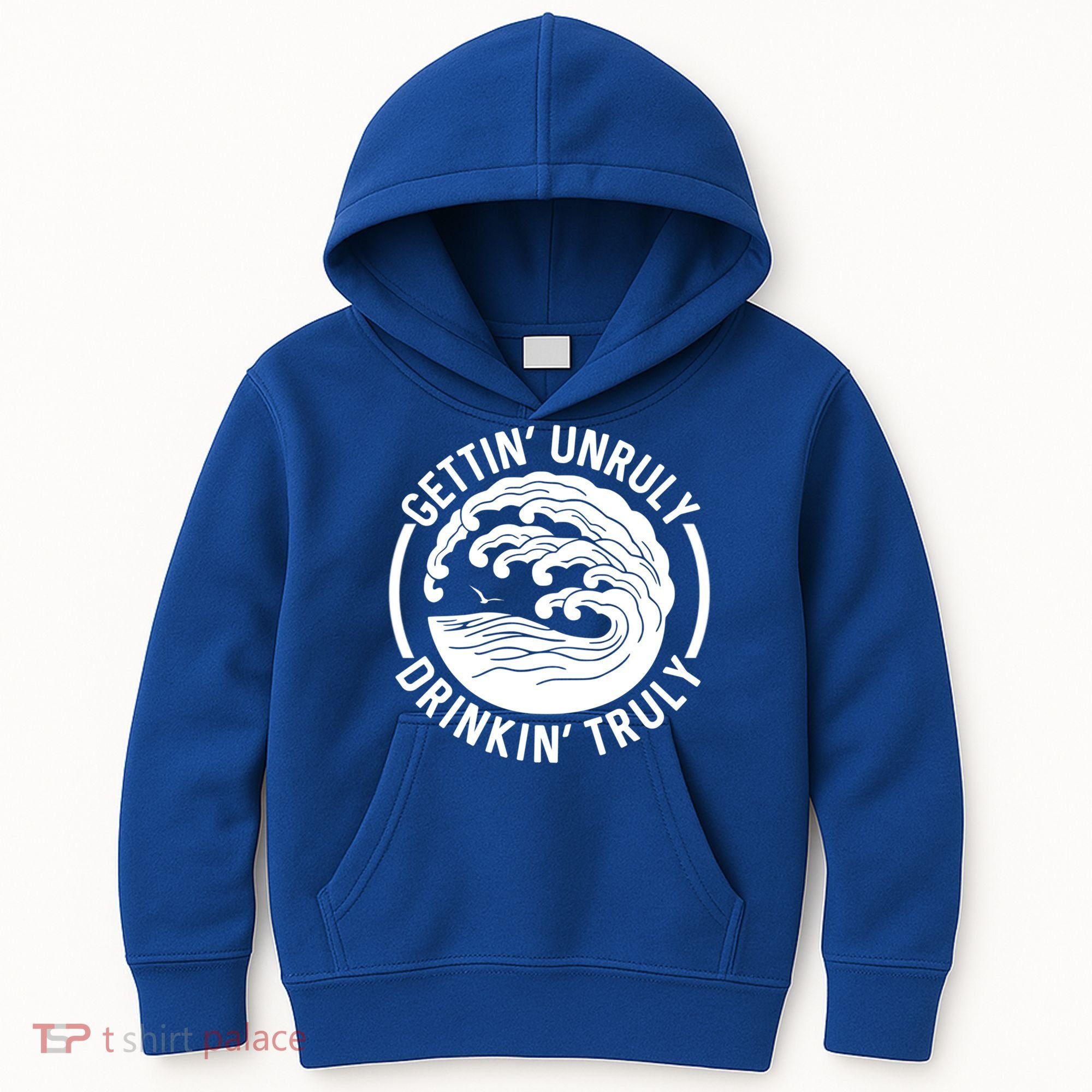 Gettin' Unruly In' Hard Seltzer Summer Beach Alcohol Gift Kids Hoodie