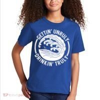 Gettin' Unruly In' Hard Seltzer Summer Beach Alcohol Gift Kids T-Shirt thumb 2