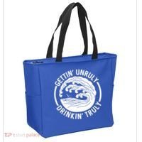 Gettin' Unruly In' Hard Seltzer Summer Beach Alcohol Gift Tote Bag thumb 2