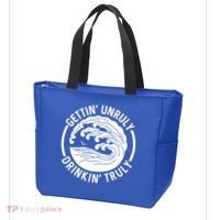 Gettin' Unruly In' Hard Seltzer Summer Beach Alcohol Gift Tote Bag thumb 3