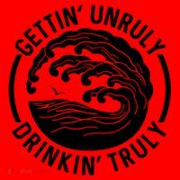 Gettin' Unruly In' Hard Seltzer Summer Beach Alcohol Gift Santa Hat thumb 1