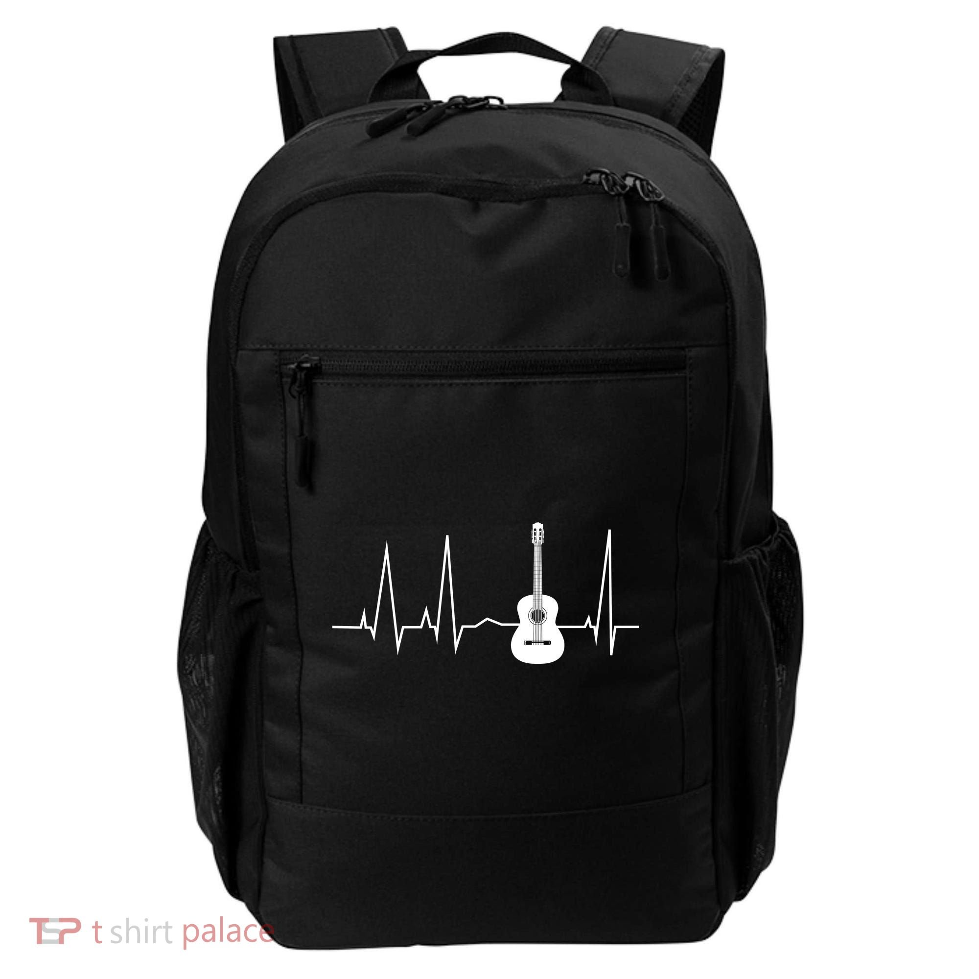 Guitar Heartbeat Pulse Backpack