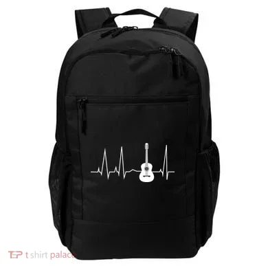 Guitar Heartbeat Pulse Backpack