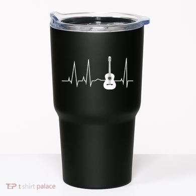 Guitar Heartbeat Pulse Tumbler