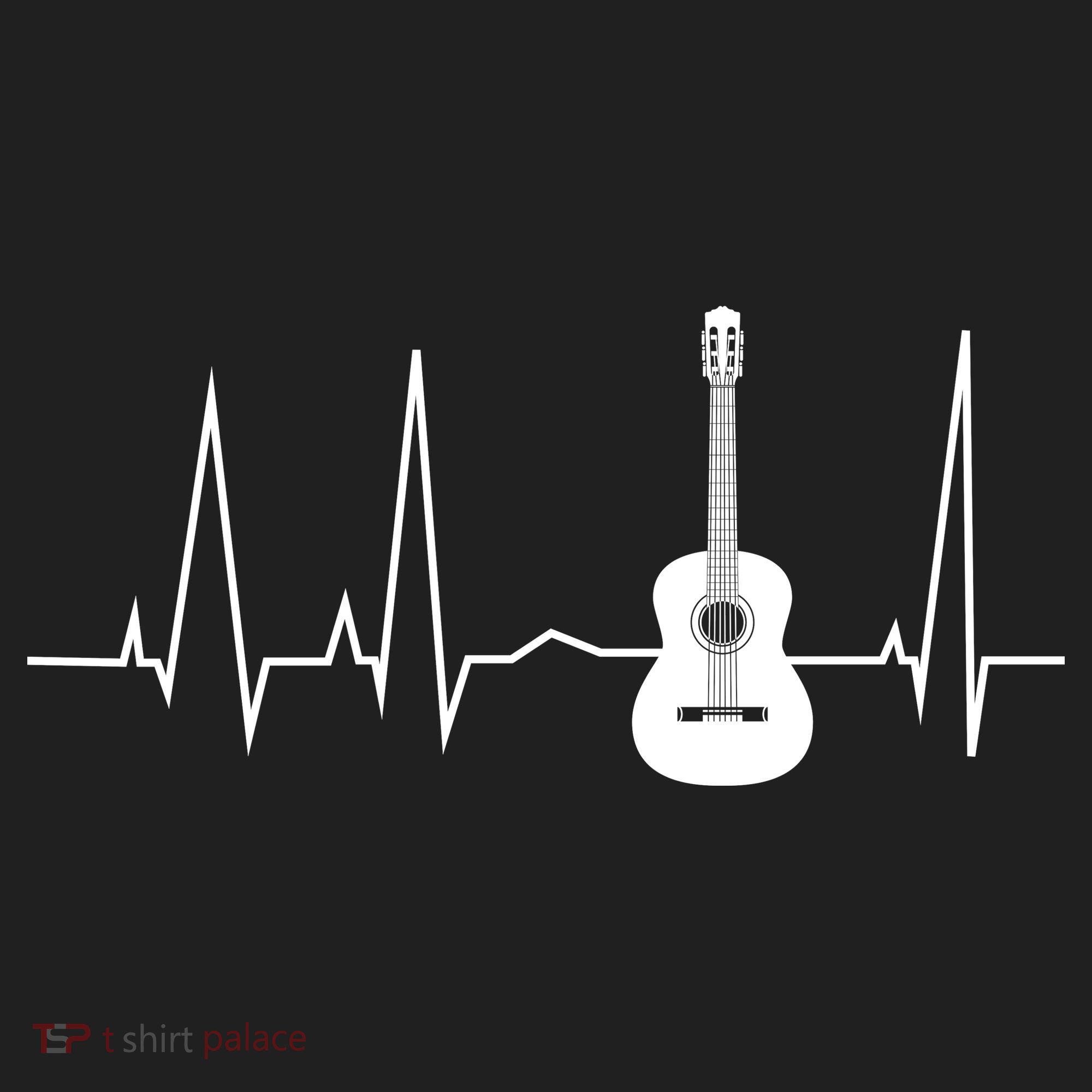 Guitar Heartbeat Pulse Tumbler
