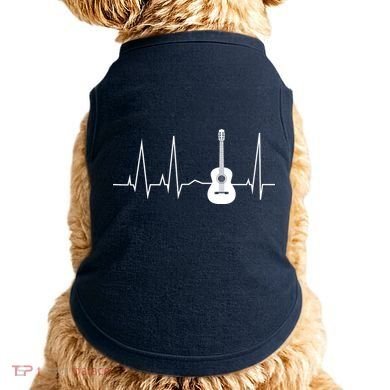 Guitar Heartbeat Pulse Doggie Tank