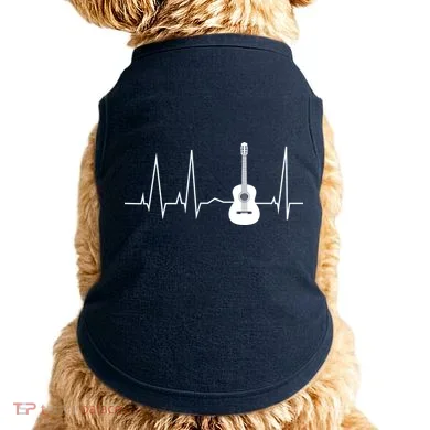 Guitar Heartbeat Pulse Doggie Tank